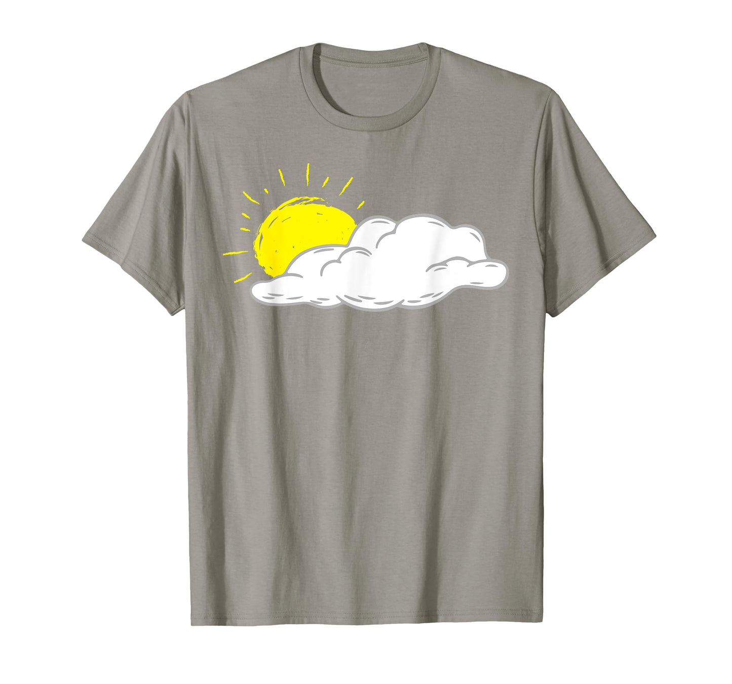 White Cloud With Sun Shining Men Women Kids T-Shirt