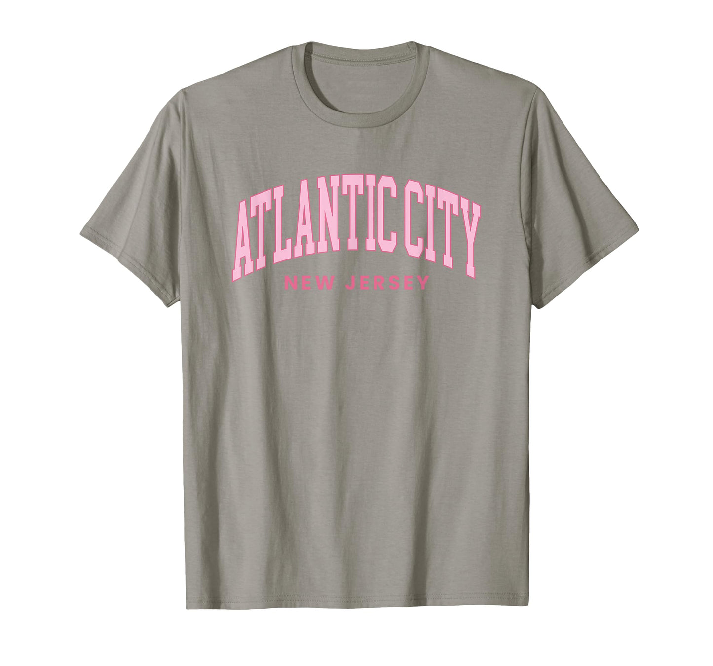Atlantic City New Jersey Retro Preppy Throwback Womens Girls T-Shirt