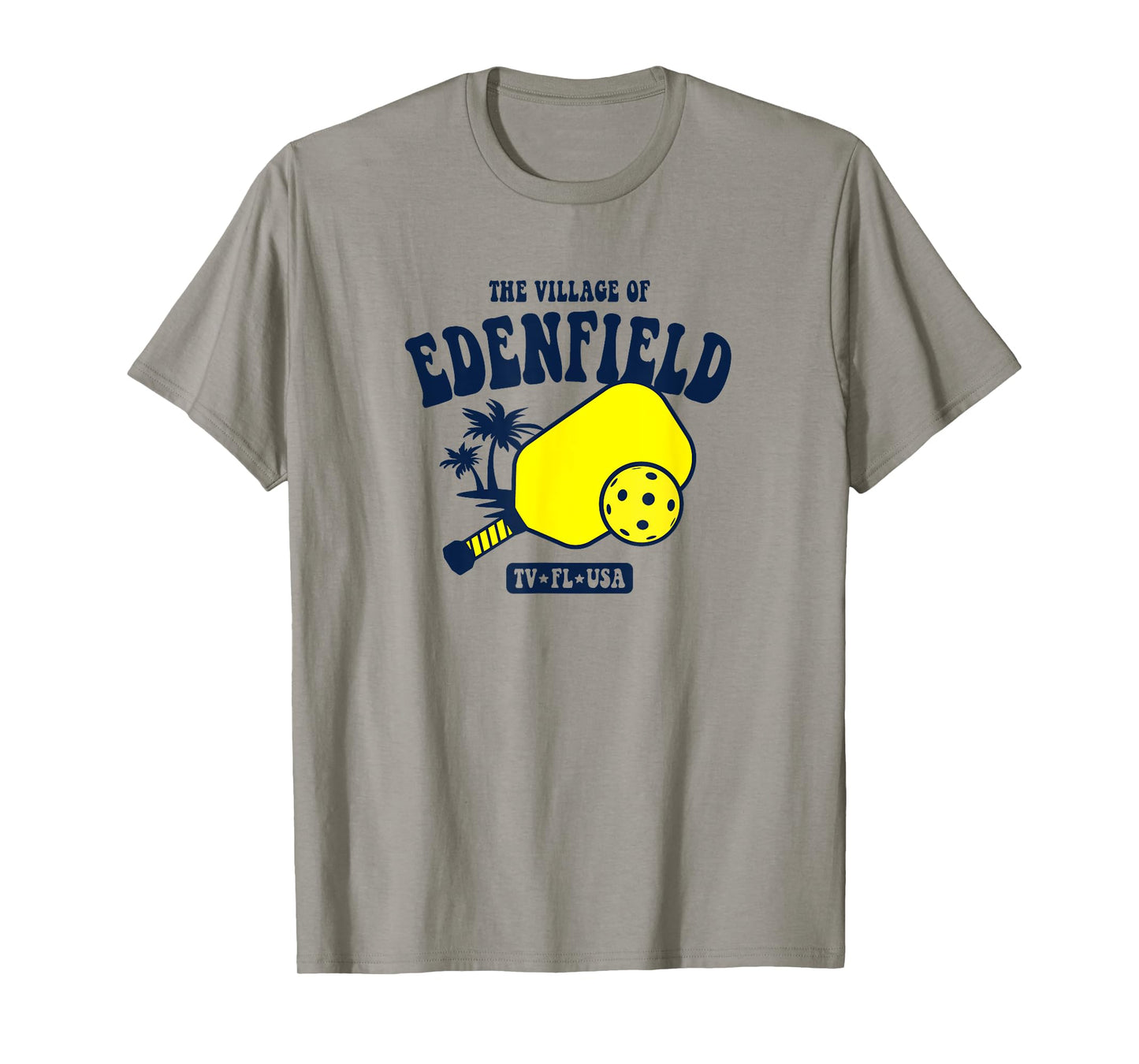The Village of Edenfield TV FL USA Pickleball Design T-Shirt