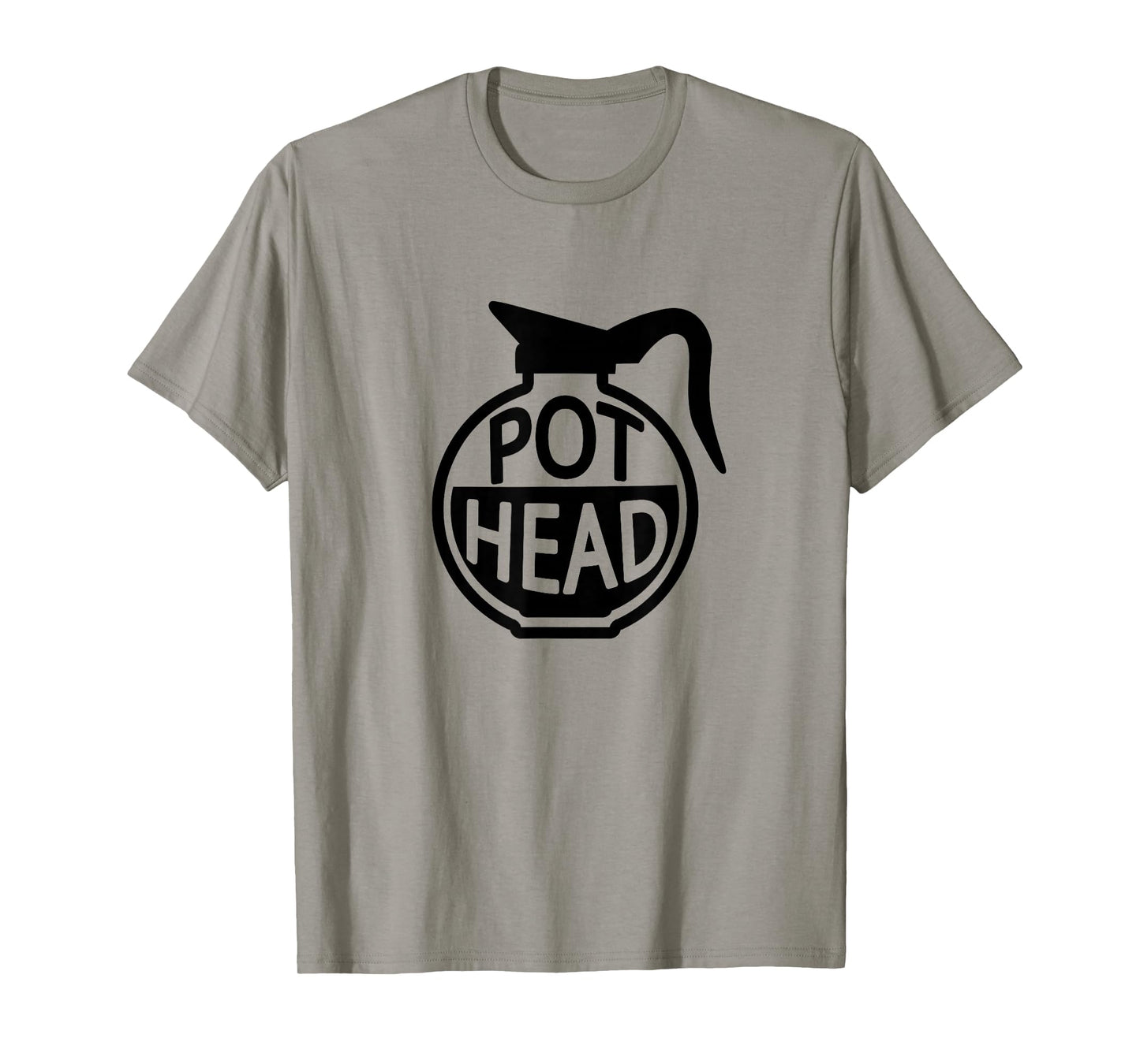 Funny Coffee Head Caffeine Addicted Pot Head Gifts T-Shirt