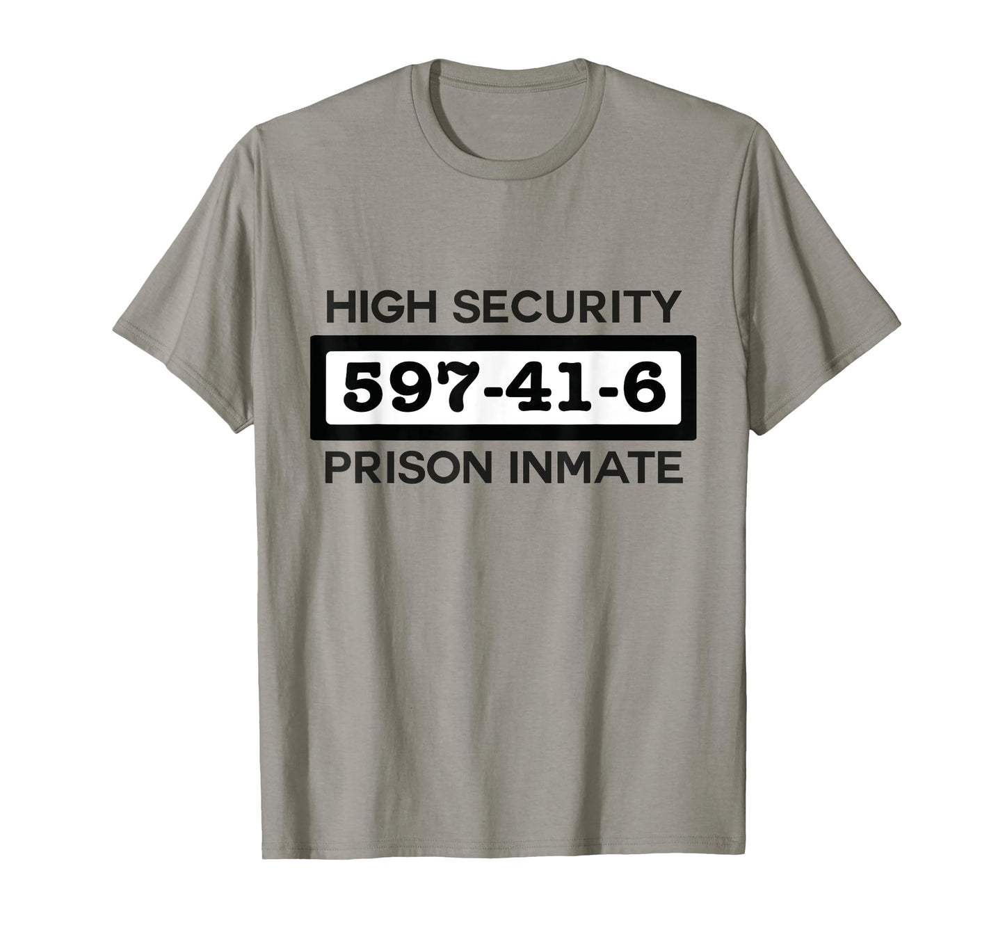 Inmate T-Shirt Halloween Prisoner Jail Costume Adults & Kids T-Shirt