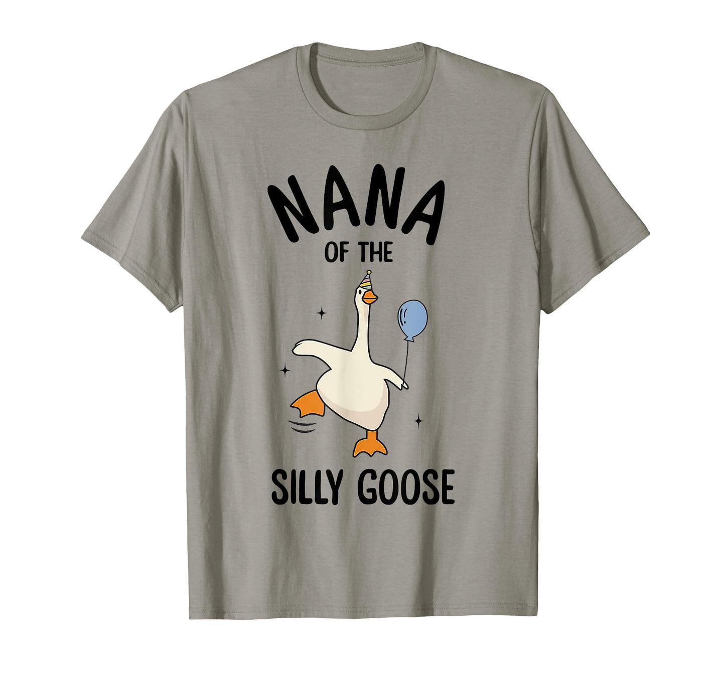 Nana Of The Silly Goose First Birthday Family Matching T-Shirt