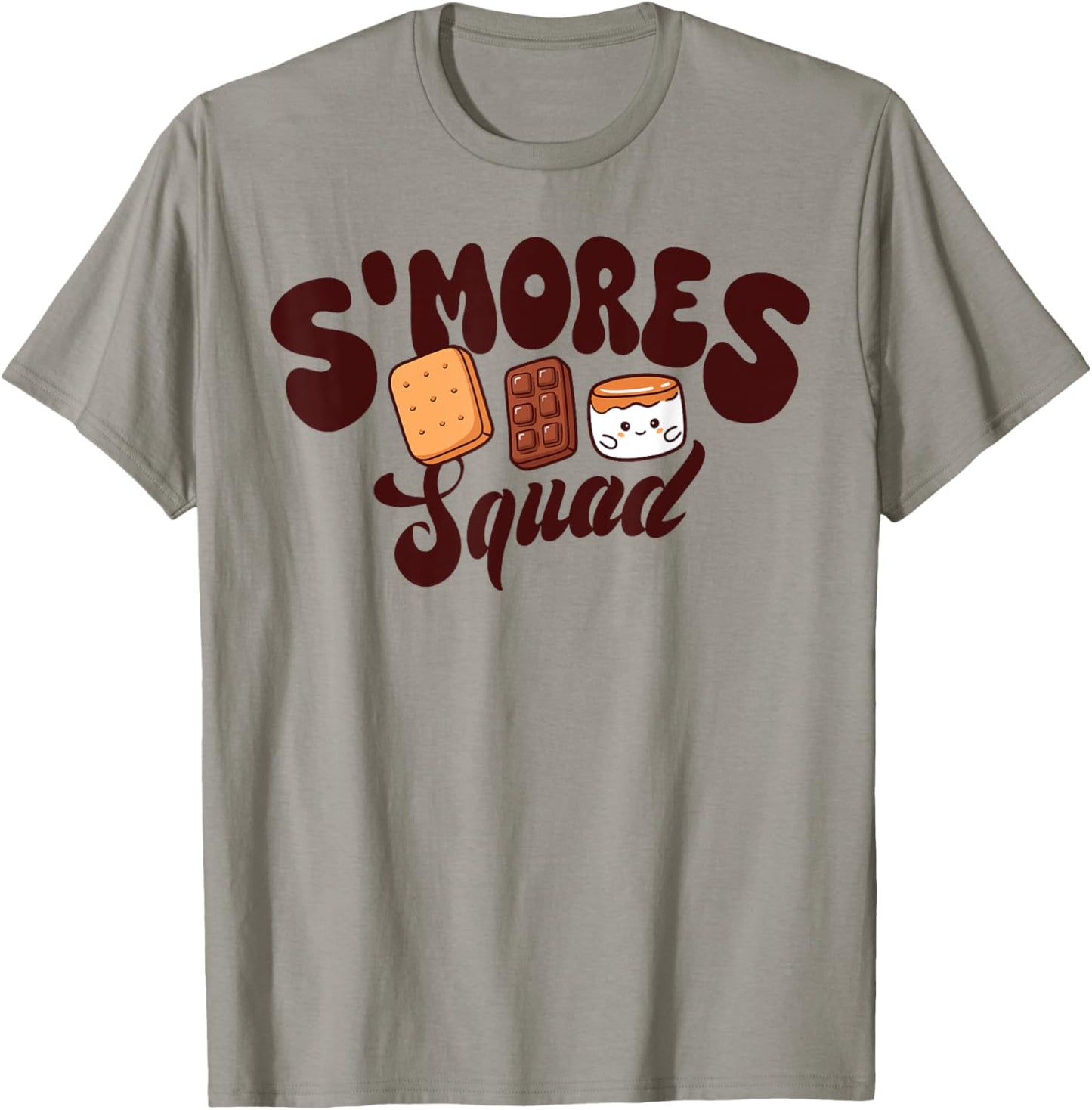 S'mores Squad Camping Campfire Chocolate Marshmallow S'more T-Shirt