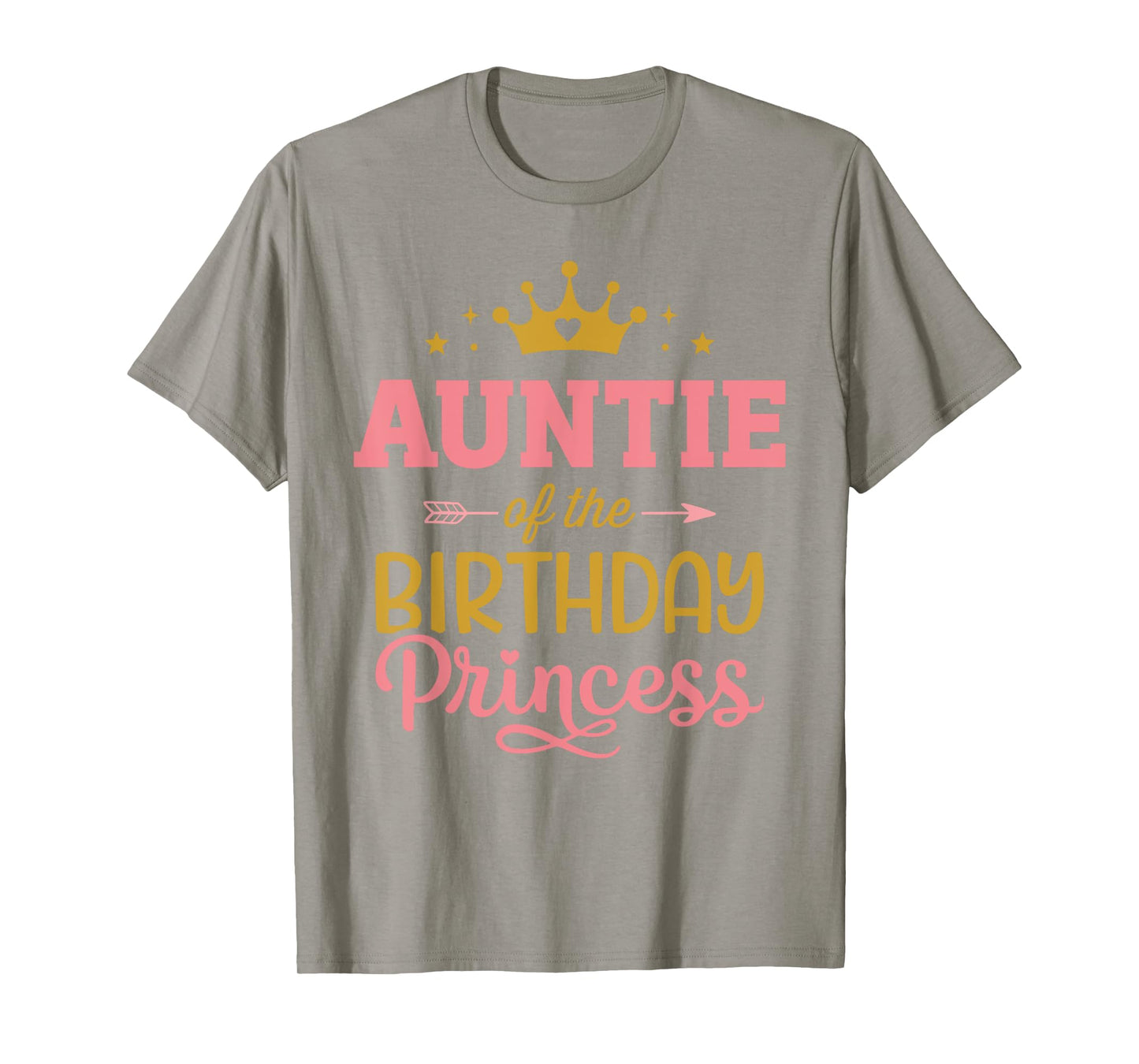 Auntie of the birthday princess girl matching family party T-Shirt