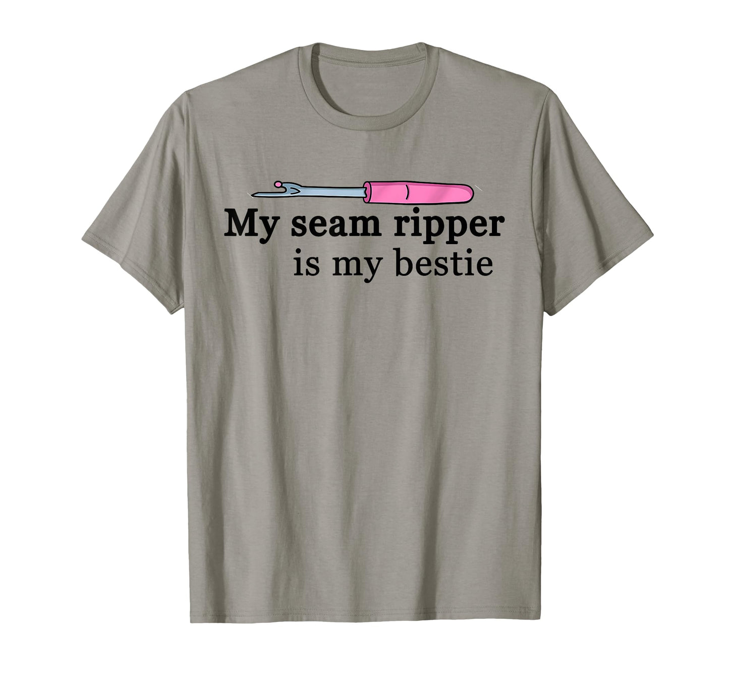 Funny Quilting Quilter Sewing My Seam Ripper is My Bestie T-Shirt