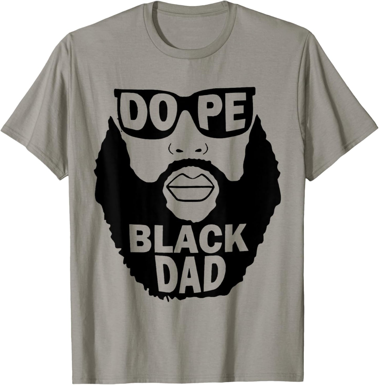 Dope Black Dad Gift Father's Day T-Shirt