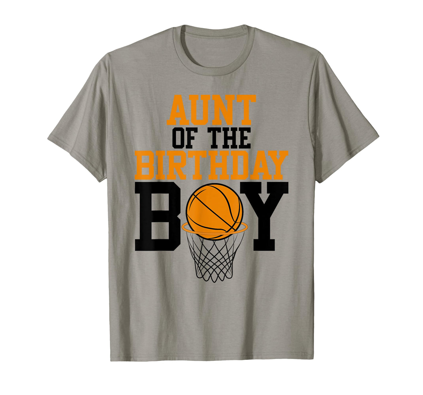 Aunt Of The Birthday Boy Basketball Family Birthday T-Shirt