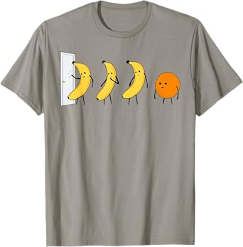 Knock Knock - Who's There - Banana Who's There - Orange T-Shirt