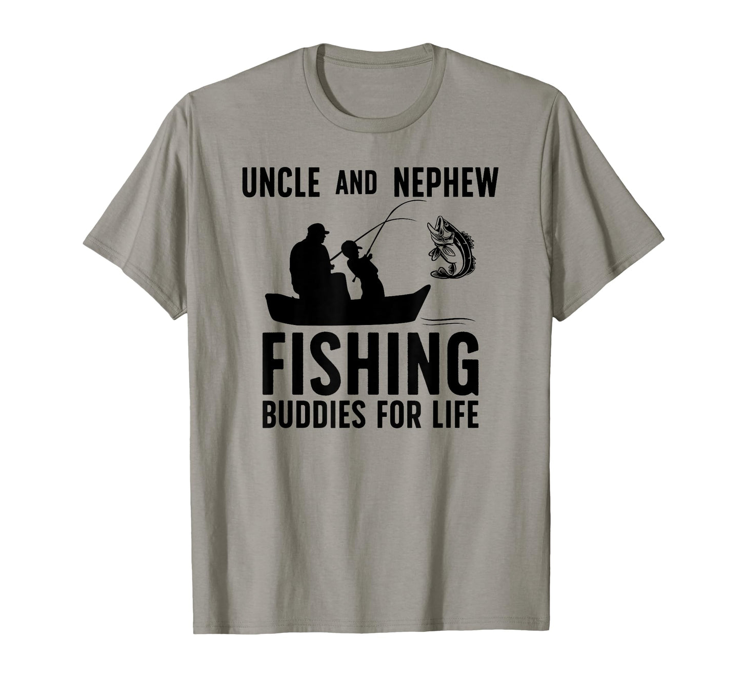 Uncle And Nephew Fishing Buddies Uncle And Nephew T-Shirt
