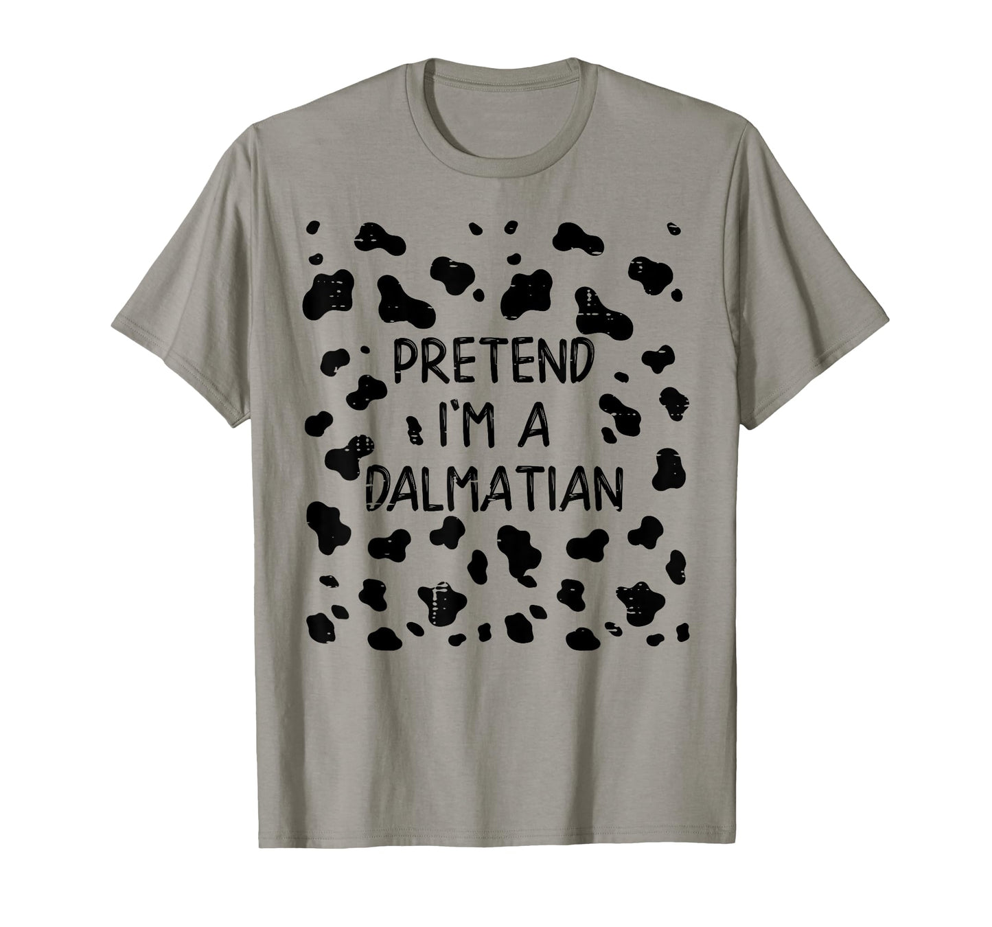 Halloween Pretend Dalmatian Dog Funny Costume Men Women Kids T-Shirt