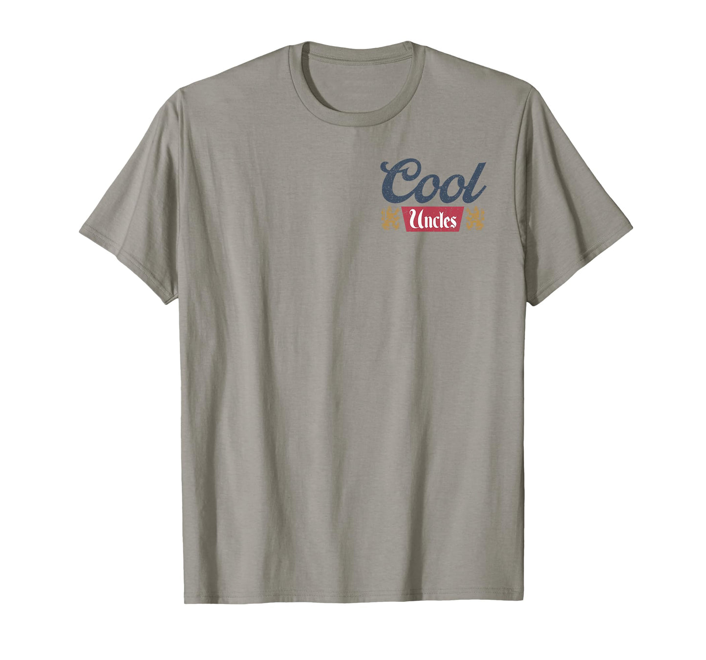 Cool Uncles Club Best Uncle Ever Funny Pocket Fathers Day T-Shirt
