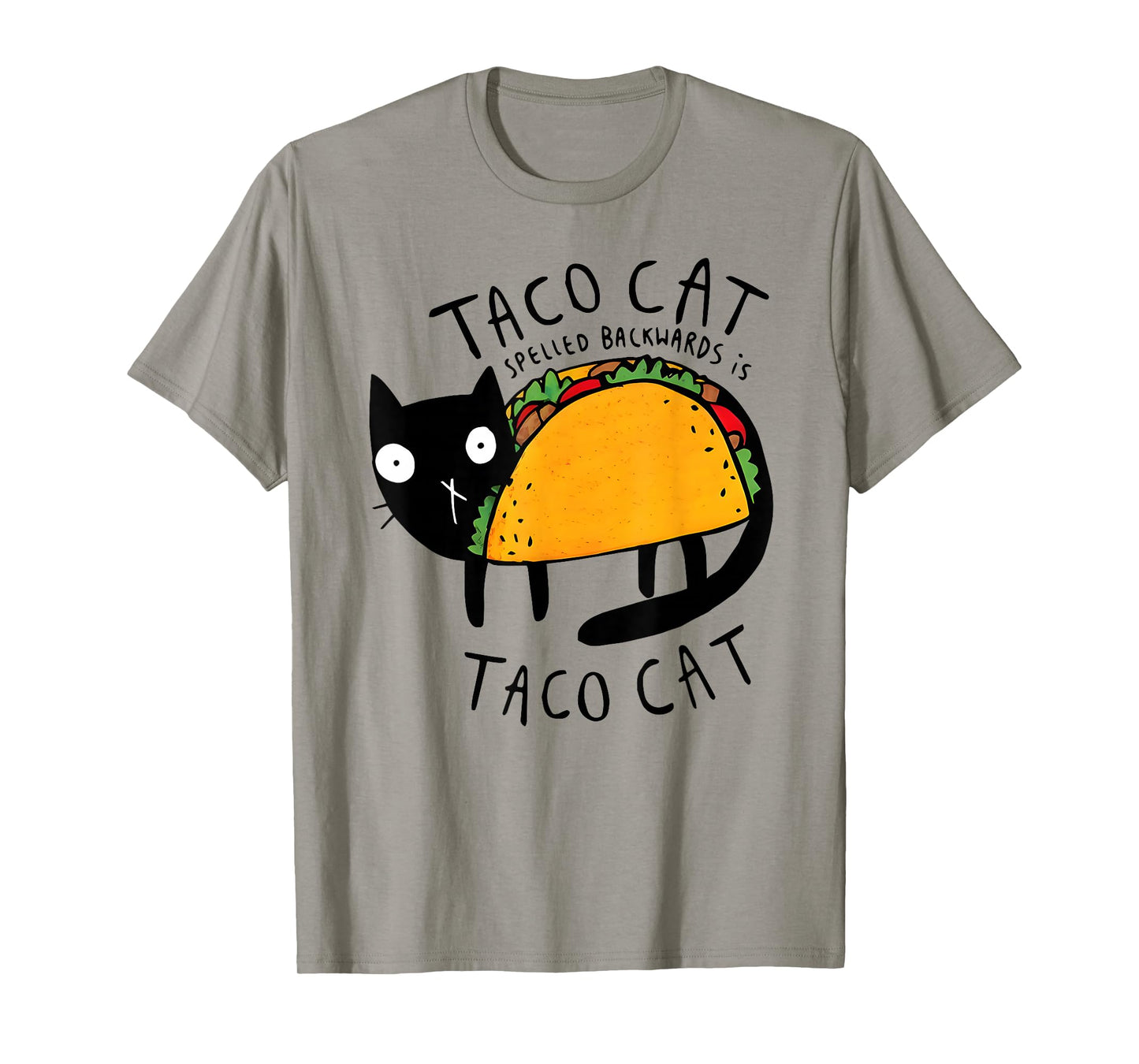 Tacocat Spelled Backwards Funny Taco Cat Cinco De Mayo Kids T-Shirt