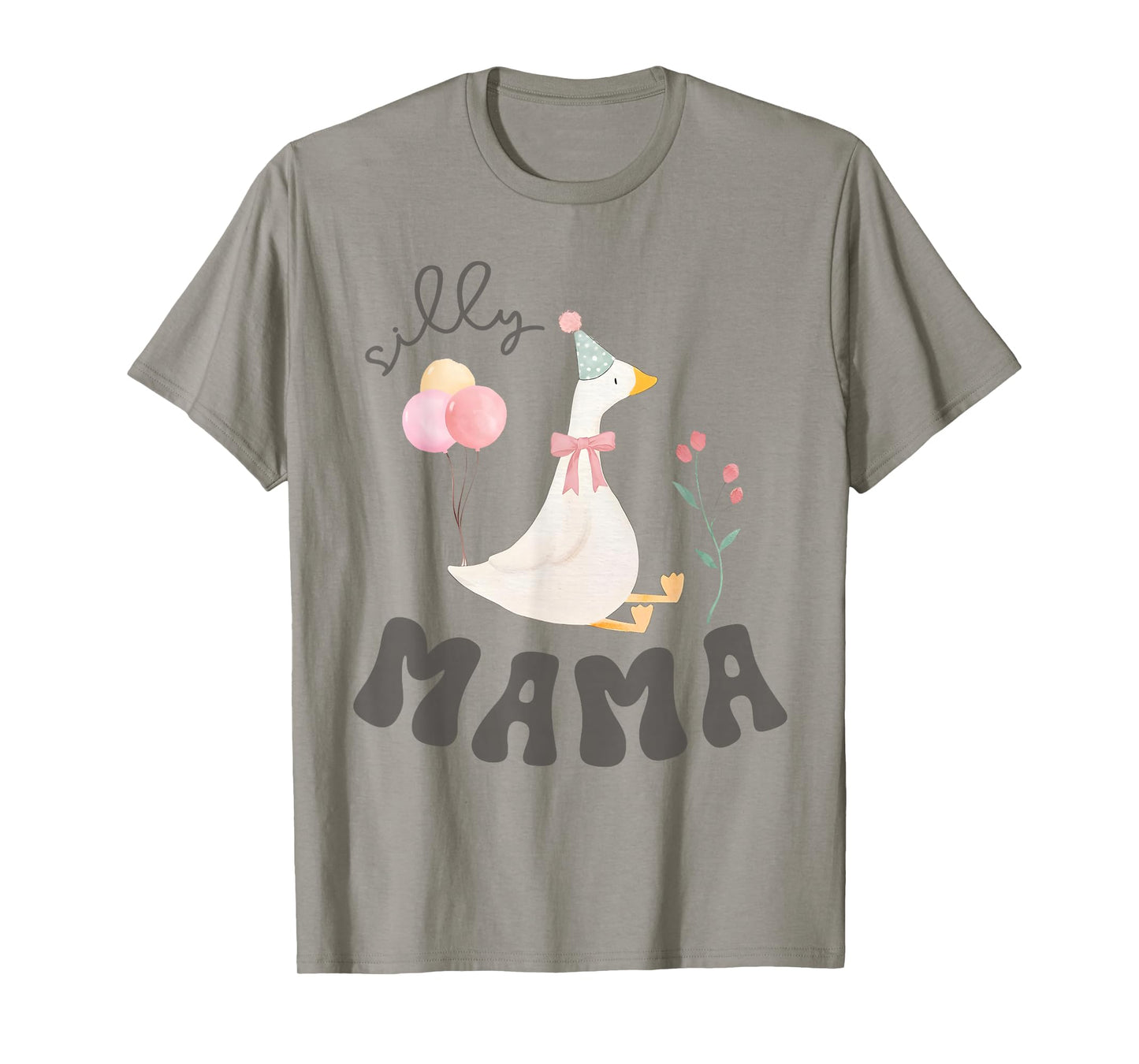 Silly Mama Silly Goose Mom Birthday Family Matching Party T-Shirt