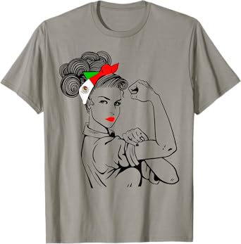 Mexican Girl Unbreakable T-Shirt Heritage Mexico Flag Gift T-Shirt