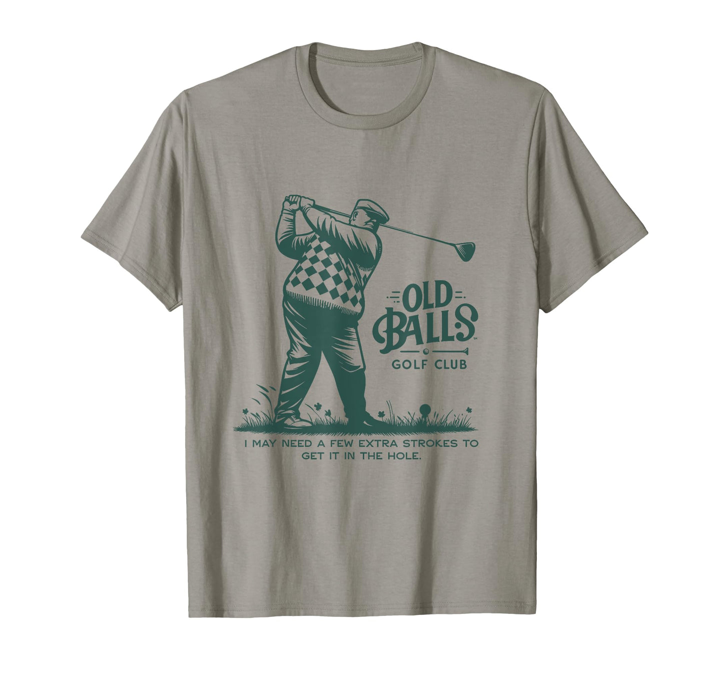 Funny Old Balls Club 40th Birthday for Golfer T-Shirt