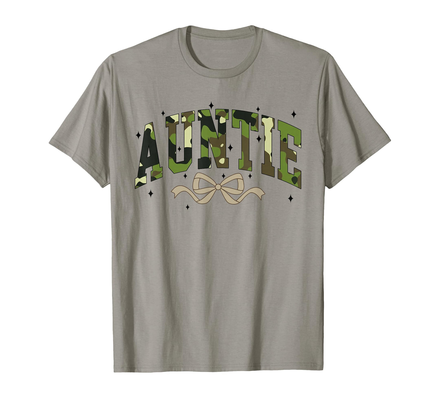 Auntie Camo Camouflage Women Family Matching Mother's Day T-Shirt