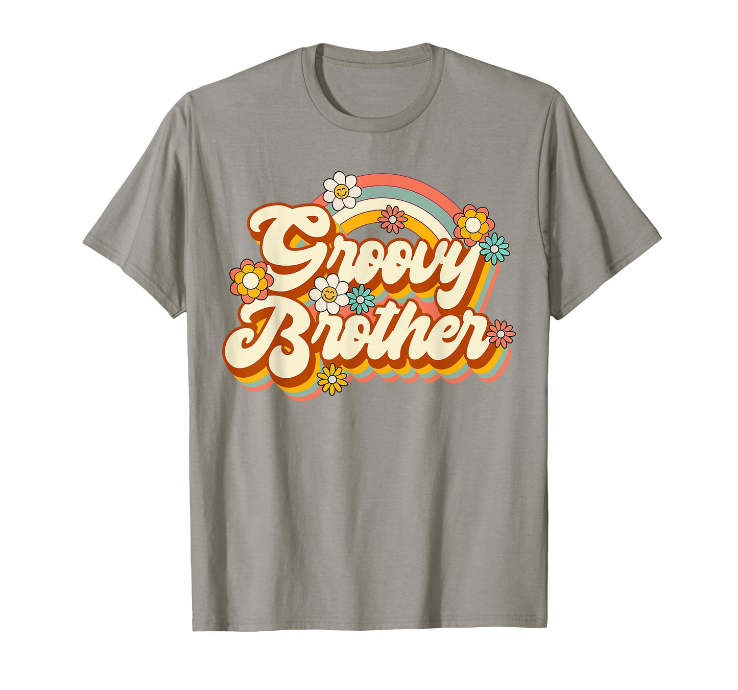 Retro Groovy Brother Family Birthday 60s 70s Hippie Costume T-Shirt