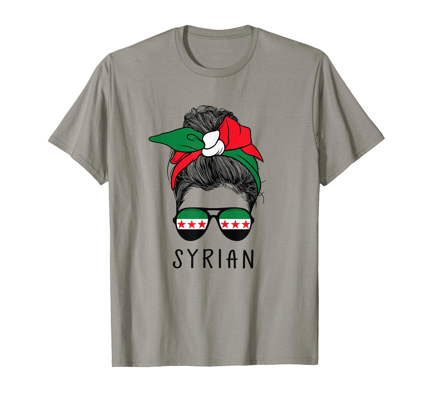 Syrian Girl Syrian Heritage Syria New Flag T-Shirt