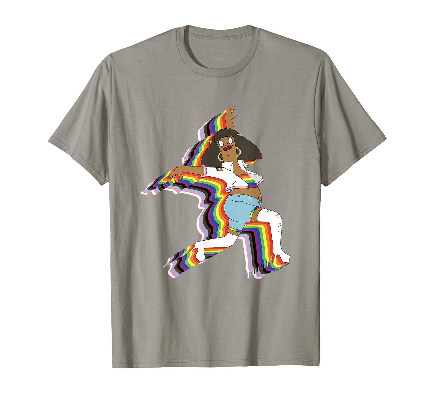 Bob's Burgers Iconic Marshmallow Dancing Chest Logo T-Shirt