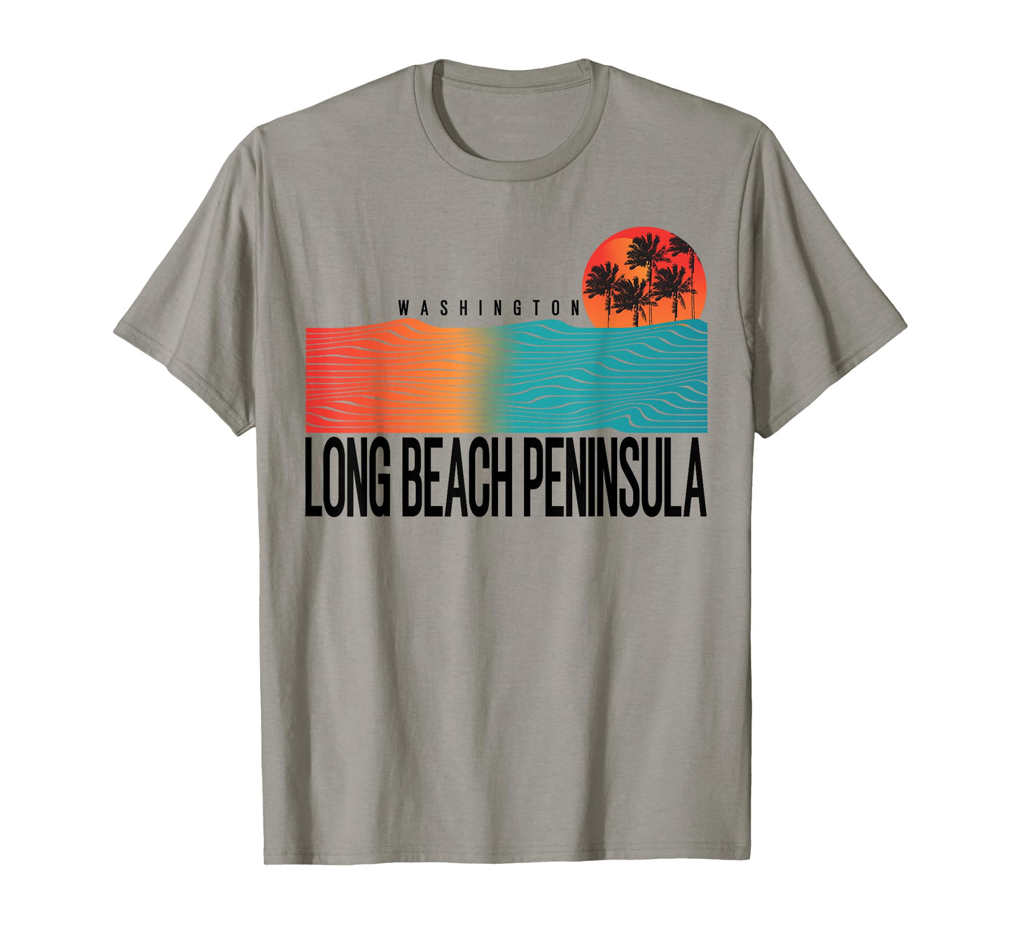 Washington Long Beach Peninsula Women Men Surfboarding T-Shirt