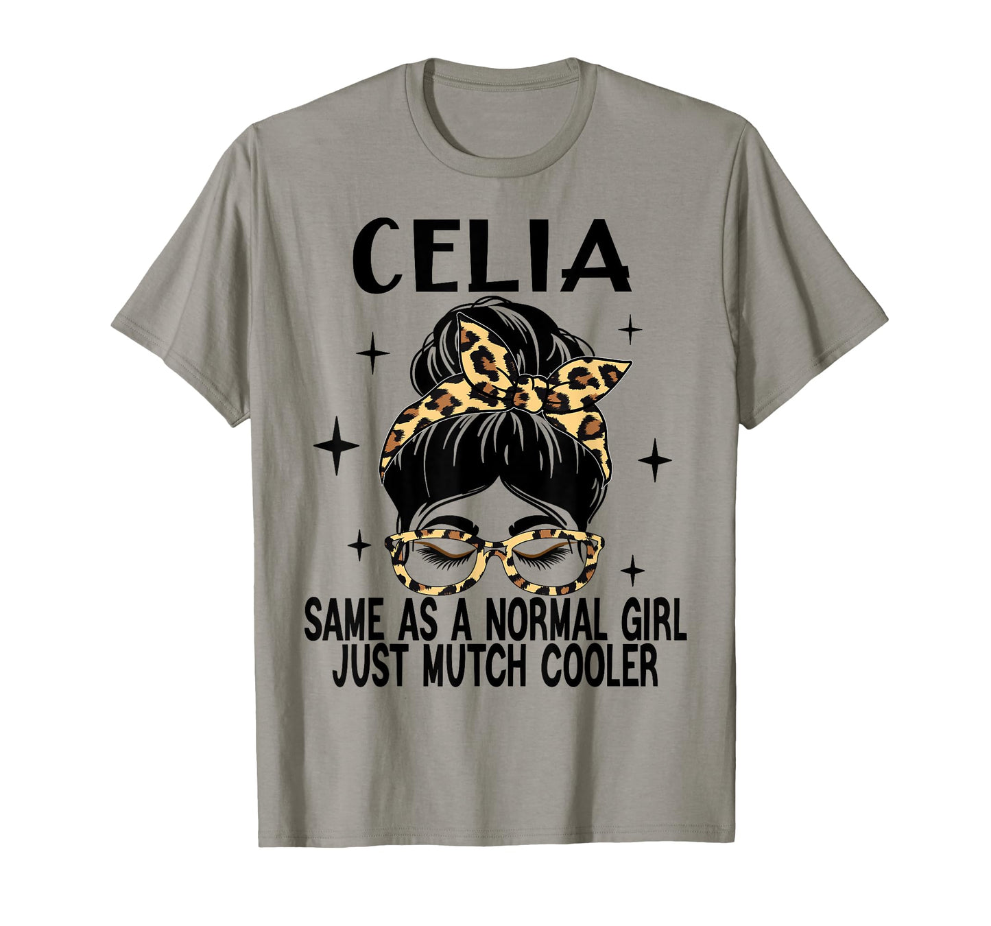SwiftStyle Apparel CELIA Costume Cute Definition Personalized Name CELIA T-Shirt, Small, Grey