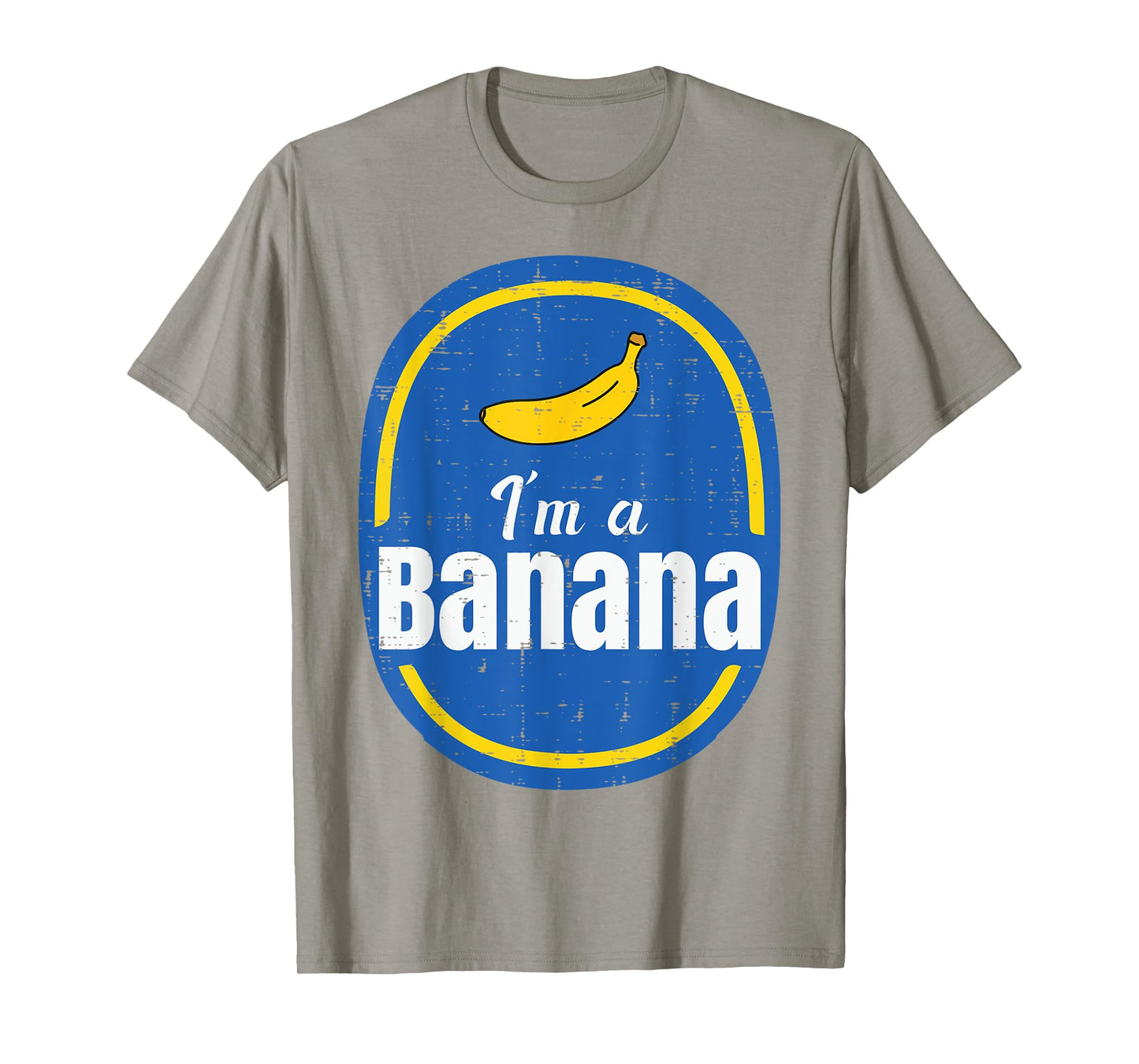 Halloween Im Banana Funny Fruit Food Costume Men Women Kids T-Shirt