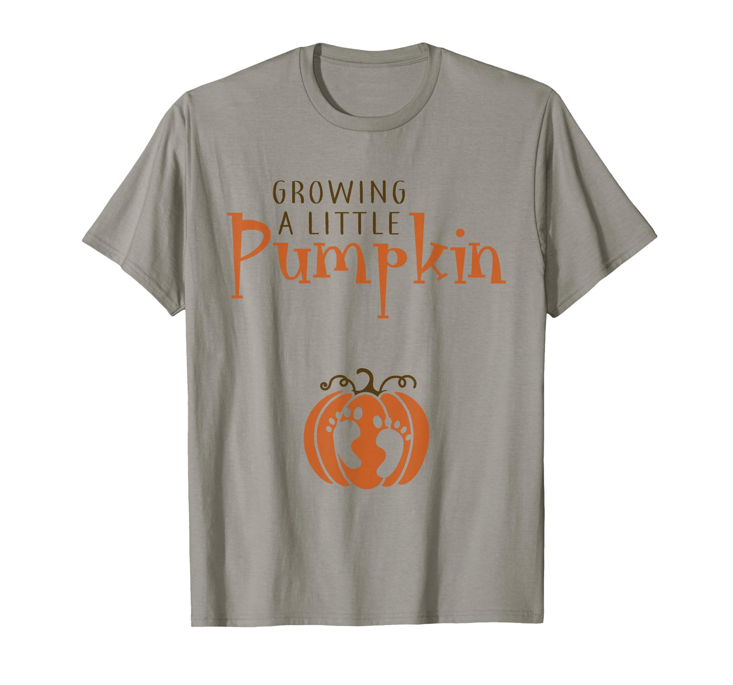Growing A-Little Pumpkin Halloween Pregnancy Announcement T-Shirt