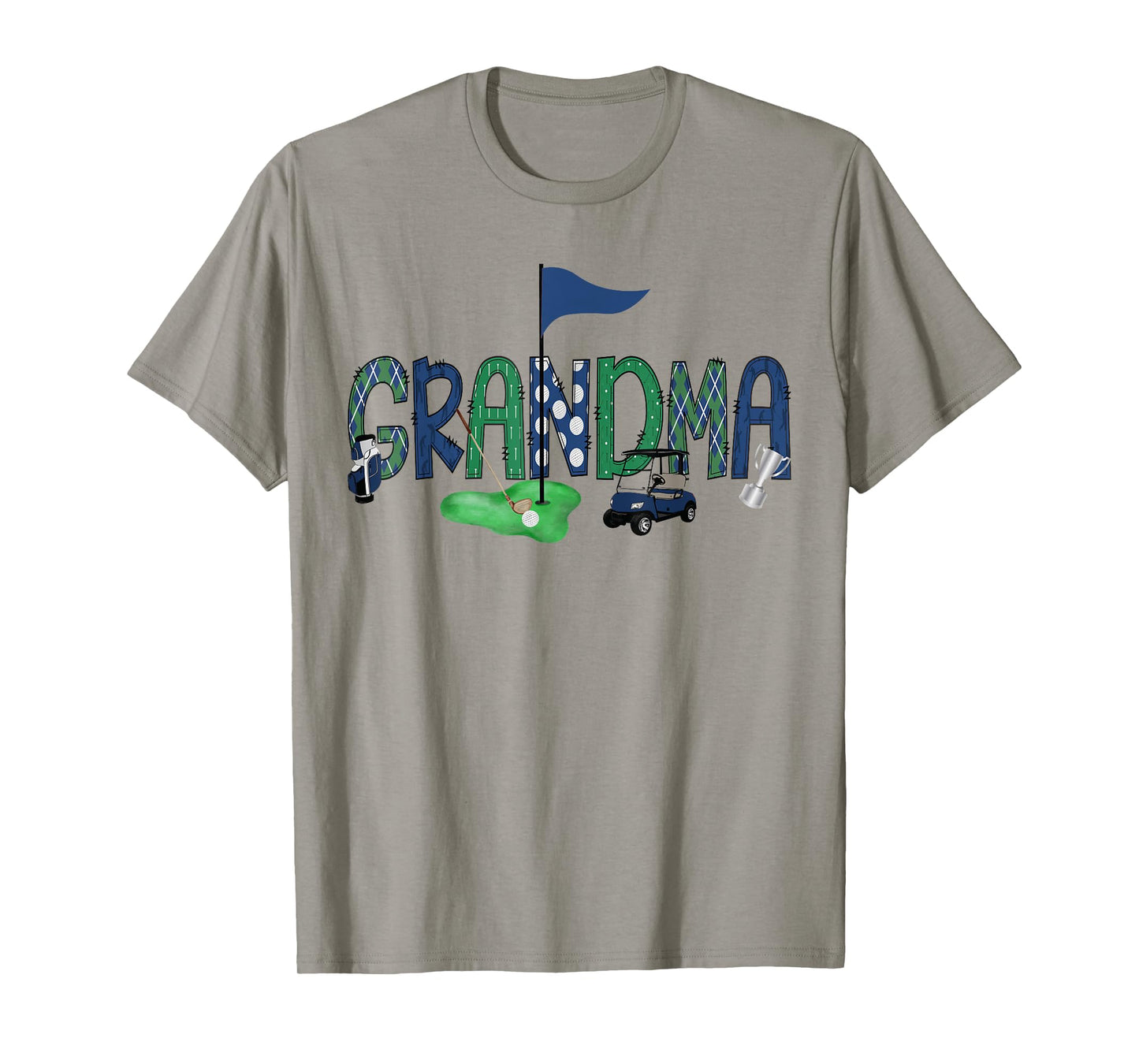 Grandma Of The Birthday Boy Hole in One Golf Sport Matching T-Shirt