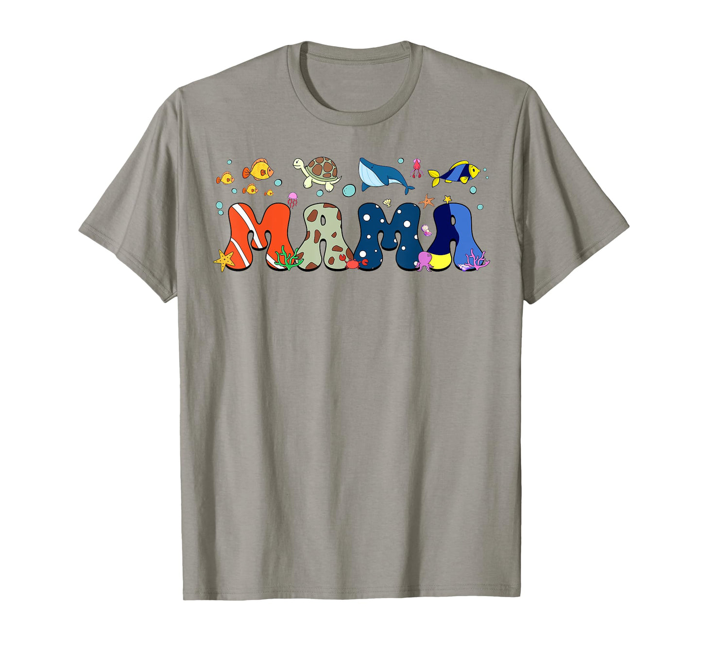 Mama Ocean Sea Animal Birthday Family Matching T-Shirt