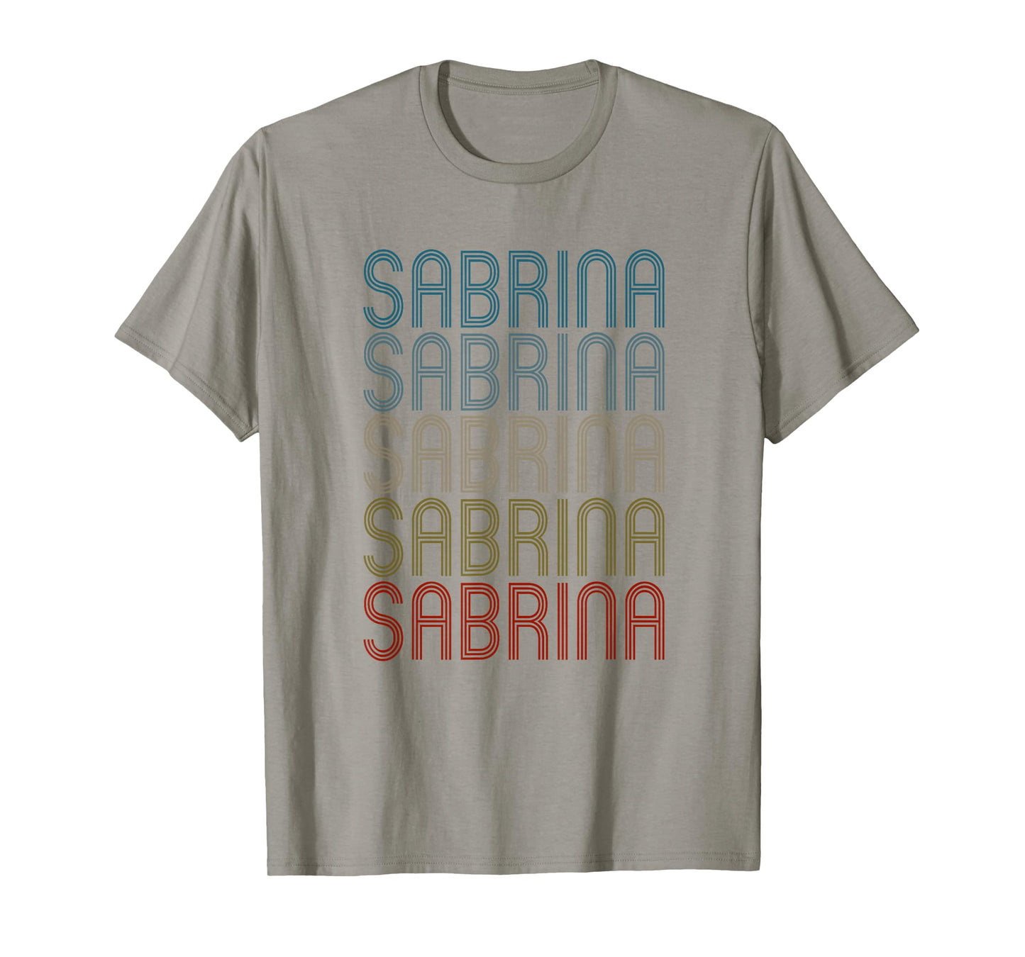 Sabrina First Name Vintage Retro T-Shirt