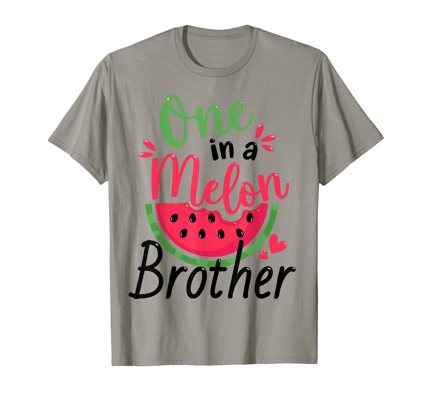 One in a Melon Brother 1st Birthday Party Family Matching T-Shirt
