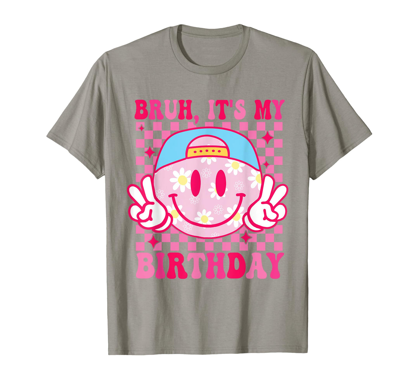 Groovy It's My Birthday Women Teens Girls Kids Bday Party T-Shirt