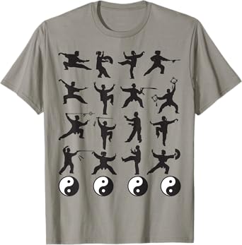 Yin Yang Shirt Tai Chi Pose Qigong Martial Art Men Women Kid T-Shirt