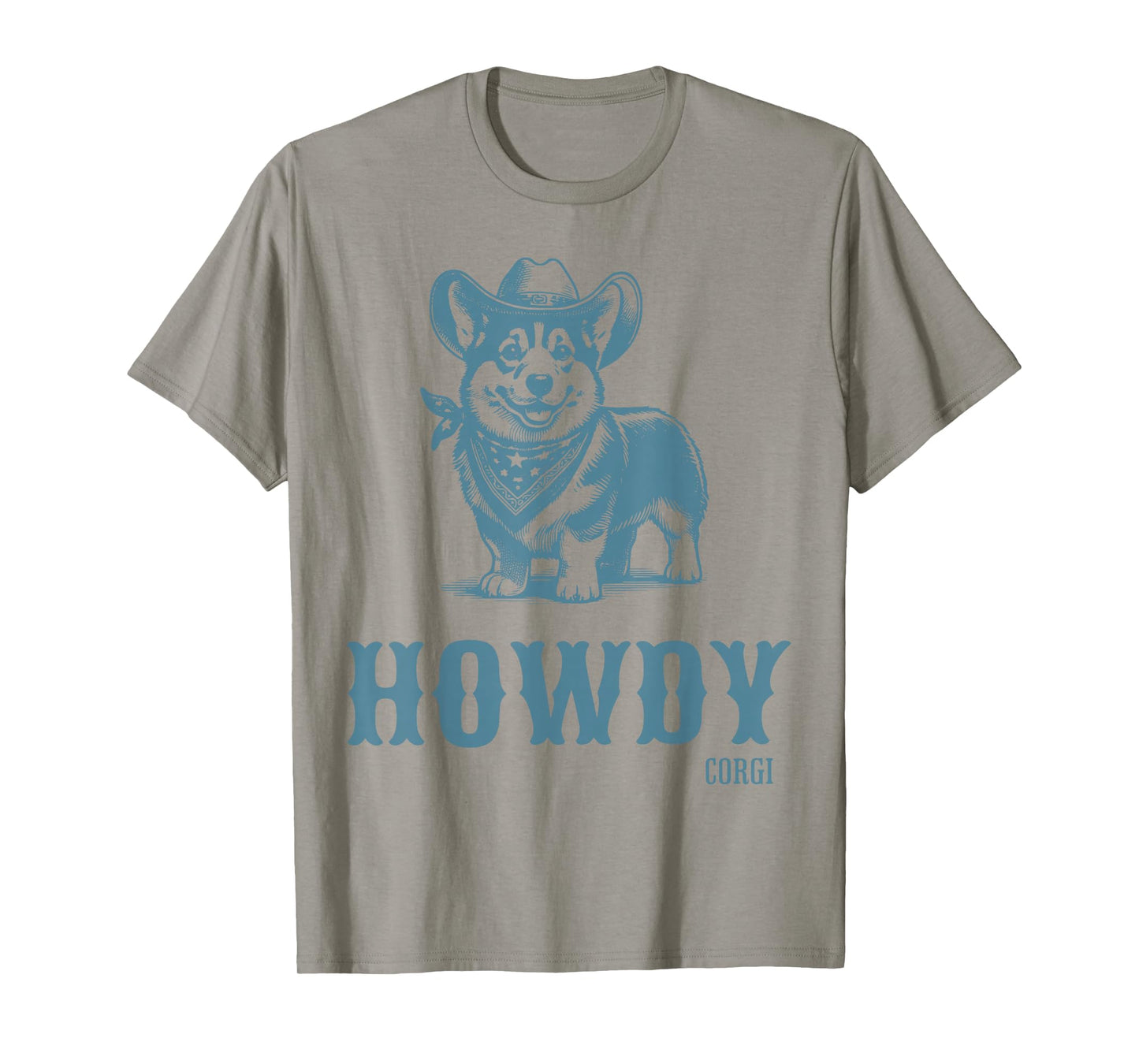 Retro Howdy Corgi Cowboy Western Country Cowboy Cowgirl T-Shirt