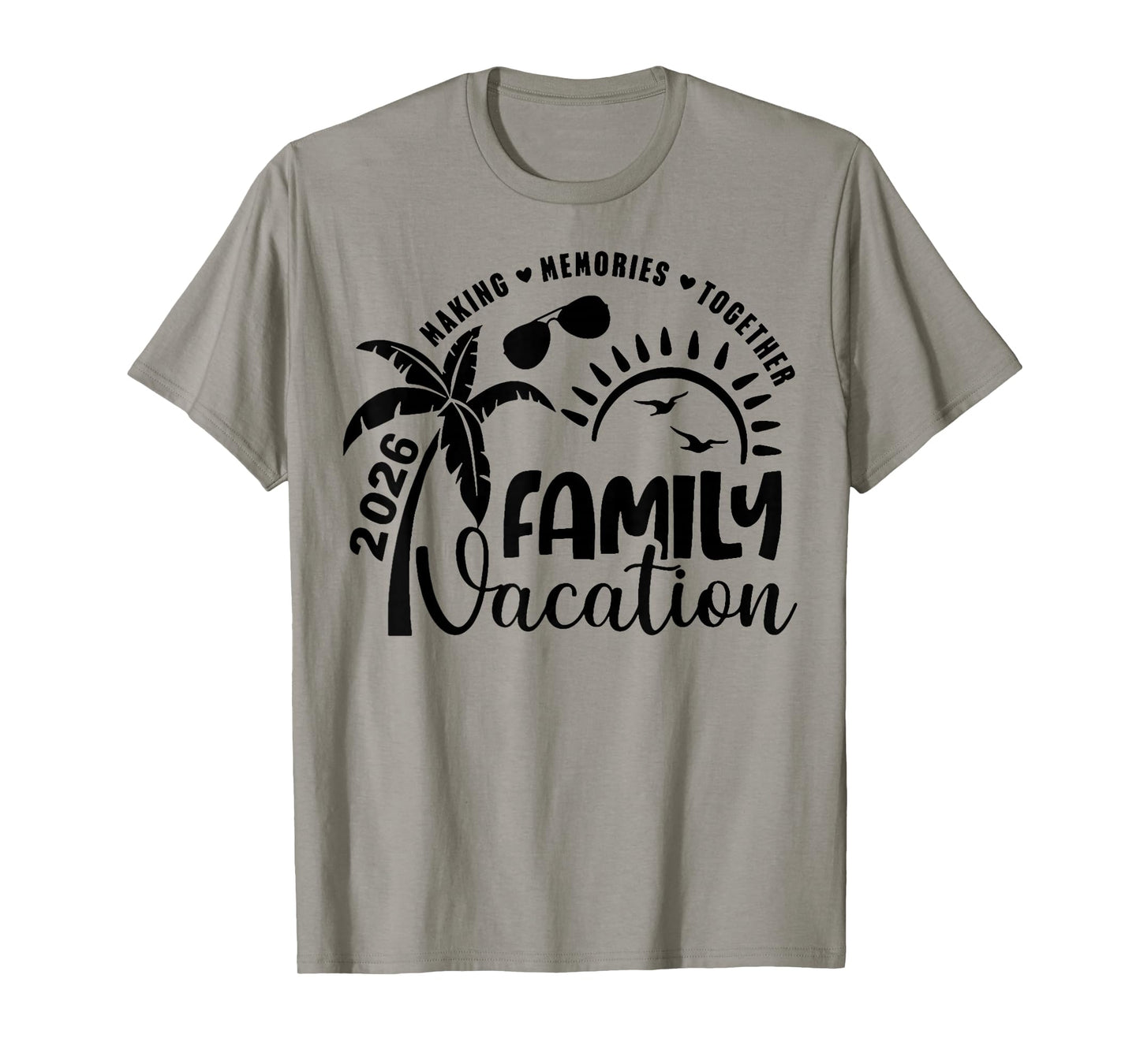 Family Vacation 2026 Beach Matching Family Summer Vacation T-Shirt