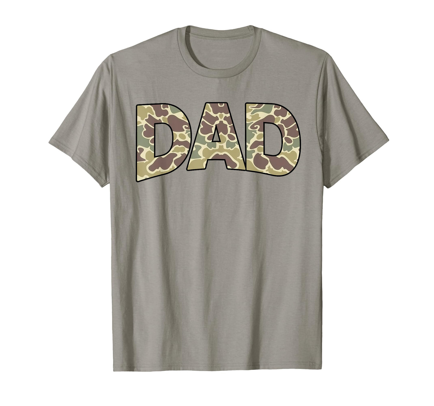 Men Old School Camo Dad, Retro Camouflage Daddy Father's Day T-Shirt
