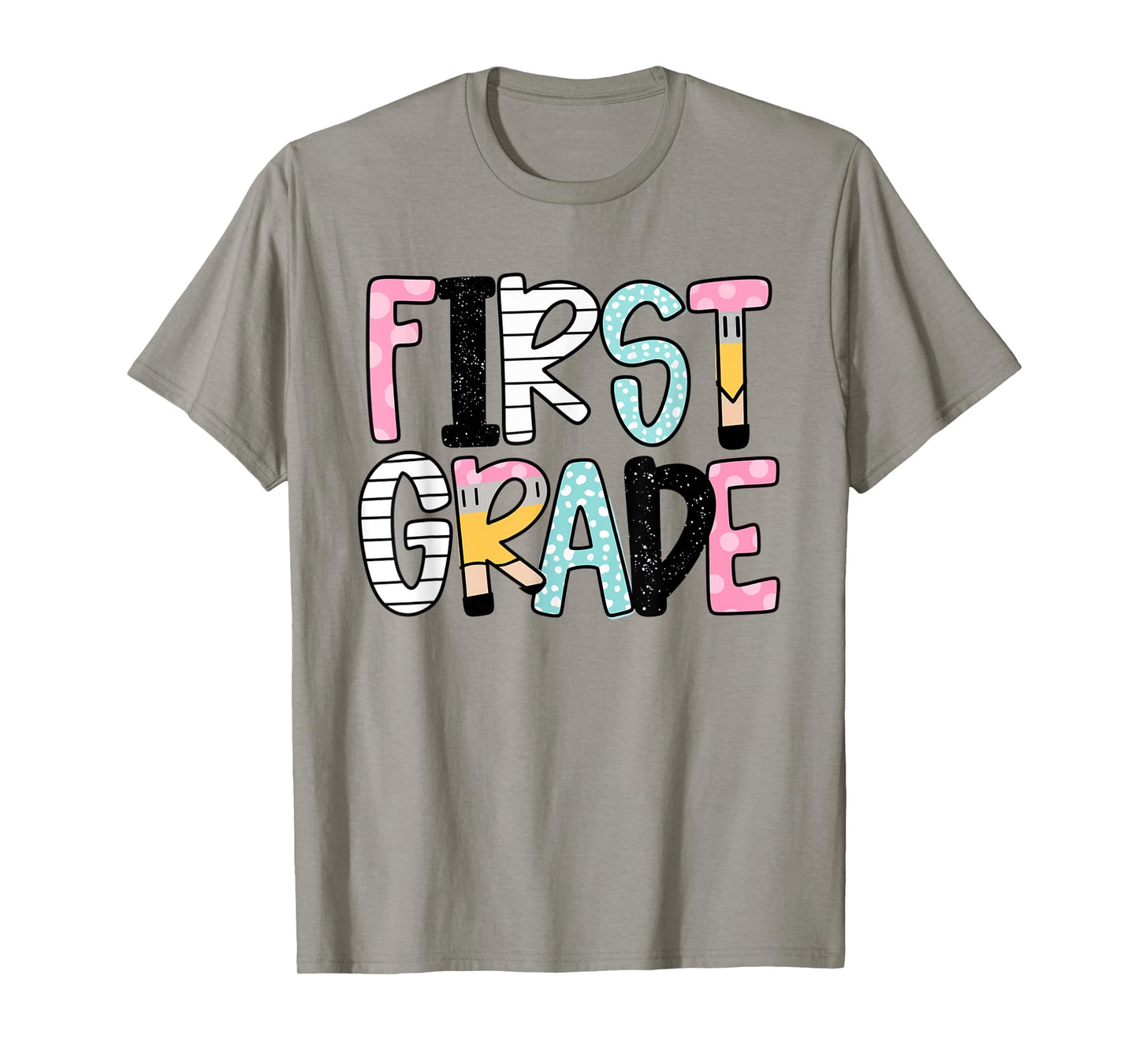First Grade Retro Back To School Teacher First Day of School T-Shirt