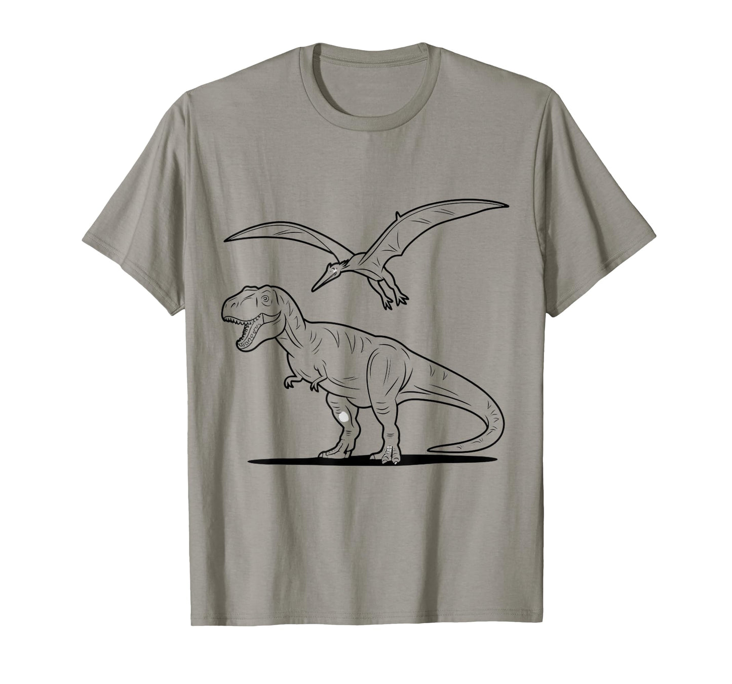 Children - T-Shirt for Coloring & Painting, DIY Dinosaur T-Shirt