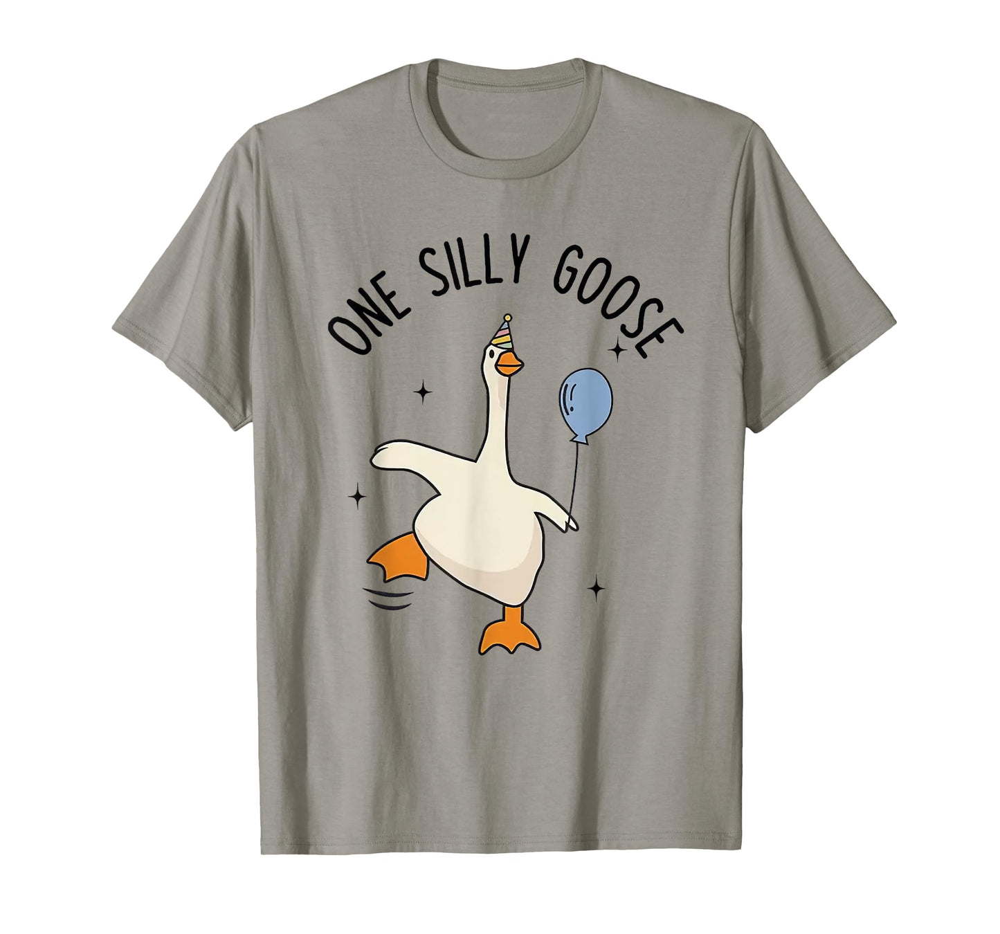 One Silly Goose Funny 1st First Birthday Boy 1 Year Old T-Shirt