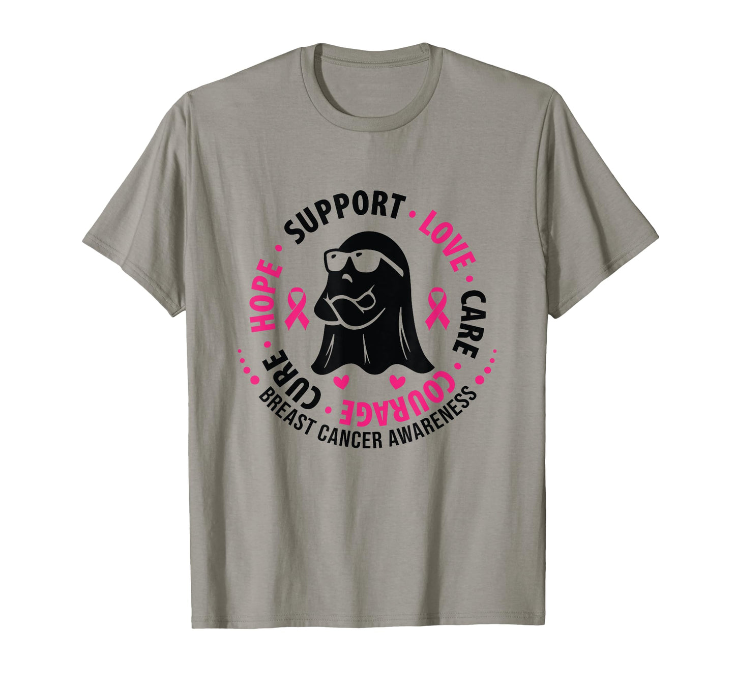 Fight Breast Survivor American Flag Breast Cancer Awareness T-Shirt