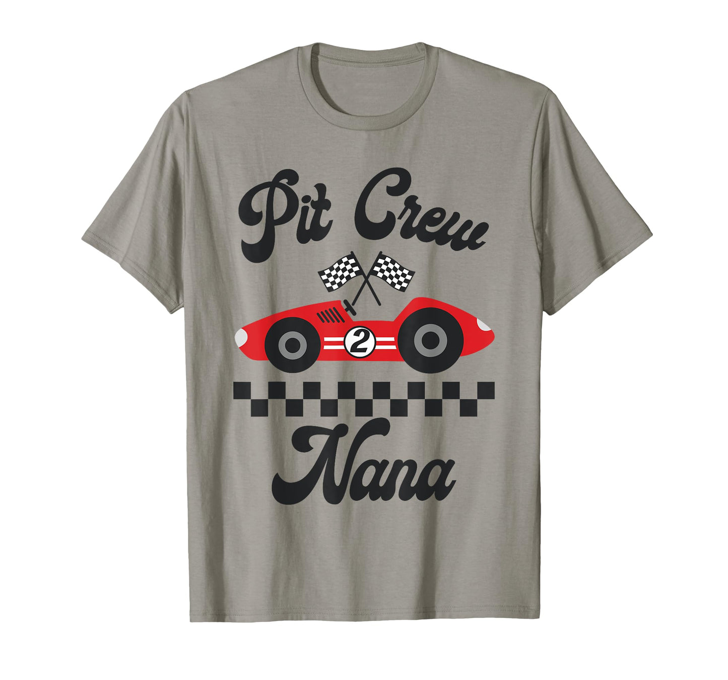 Two Fast Birthday Racing Car Nana Of The Birthday Boy Party T-Shirt