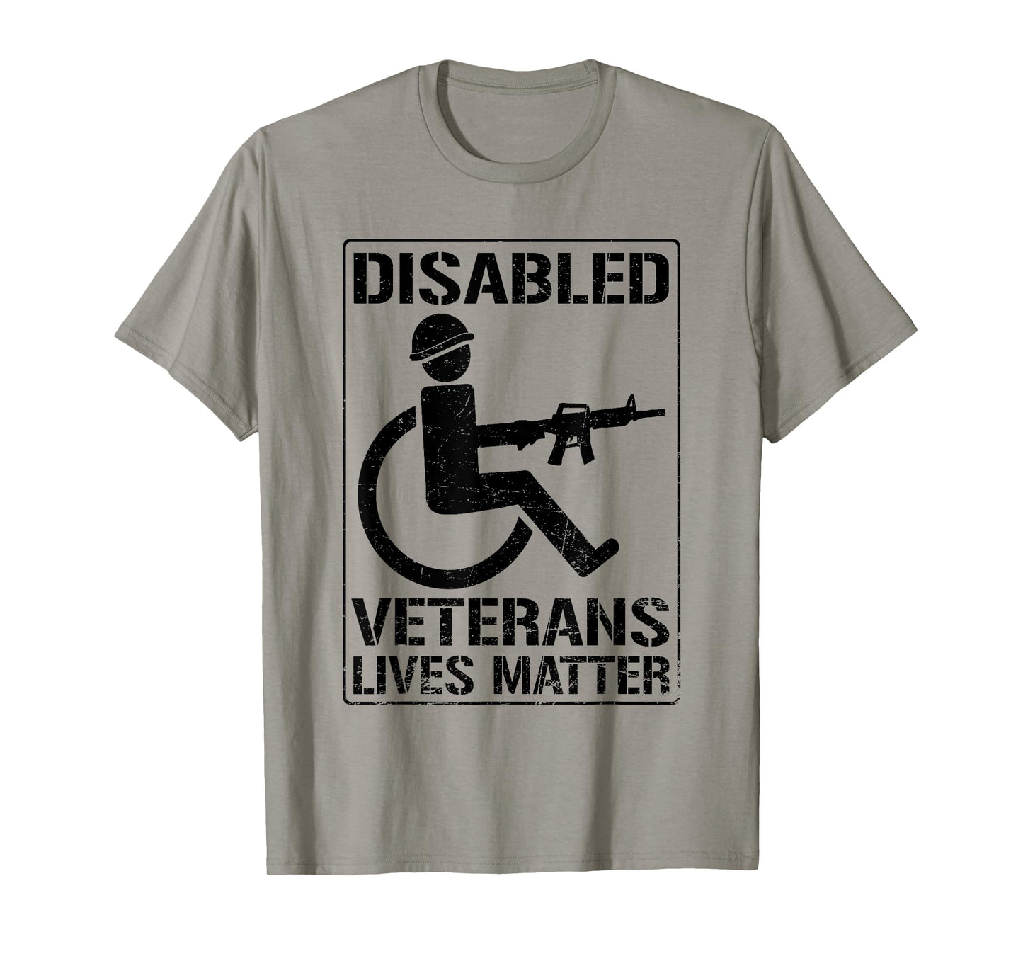 Disabled Veterans Lives Matter Proud US Handicap Military T-Shirt