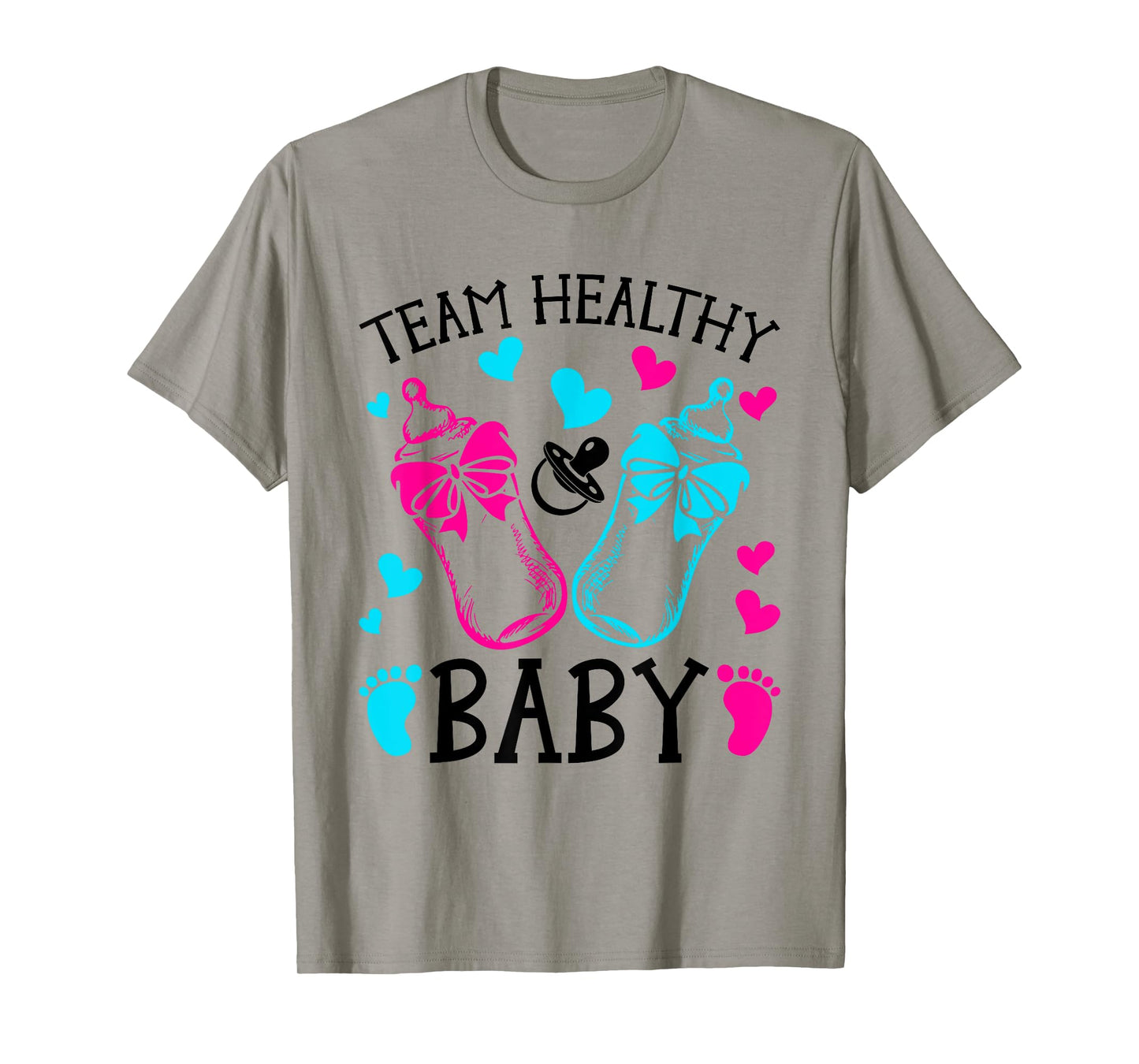 Team Healthy Baby Gender Reveal Party T-Shirt