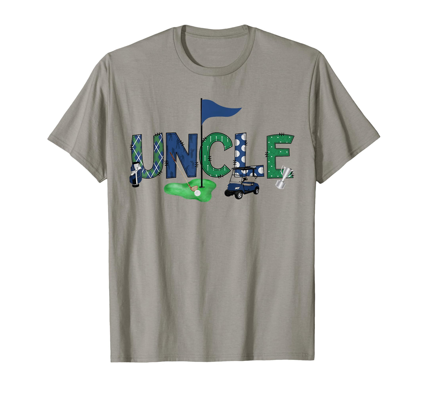 Uncle Of The Birthday Boy Hole in One Golf Sport Matching T-Shirt