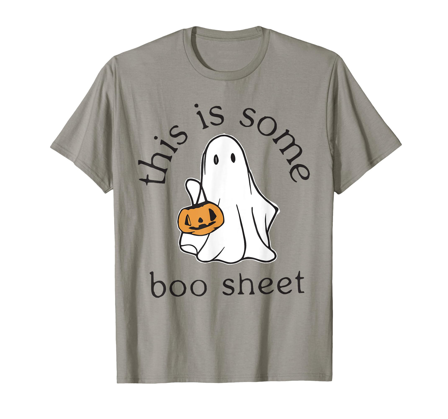 Funny Boo Pumpkin Halloween This Is Some Boo Sheet Ghost T-Shirt
