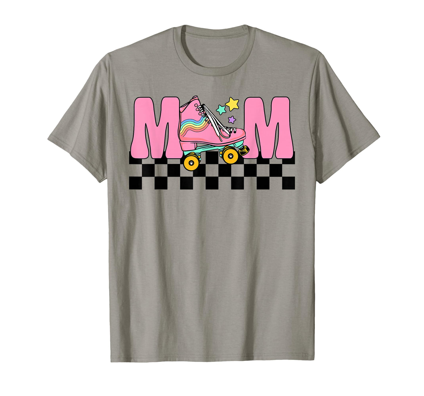 Mom Rolling Into Birthday Roller Skating Family Matching T-Shirt