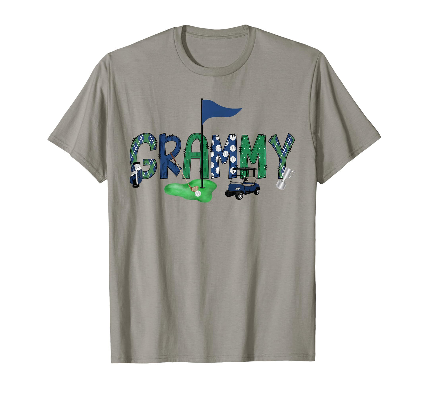 Grammy Of The Birthday Boy Hole in One Golf Sport Matching T-Shirt