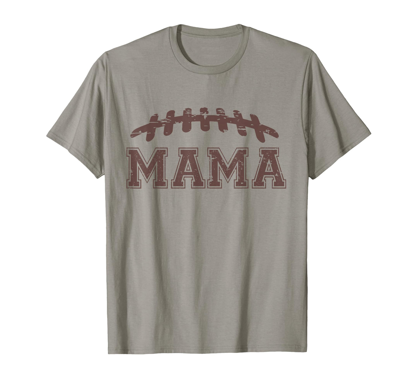 Mama of The 1 Year Old Football 1st Year Down Birthday Boy T-Shirt