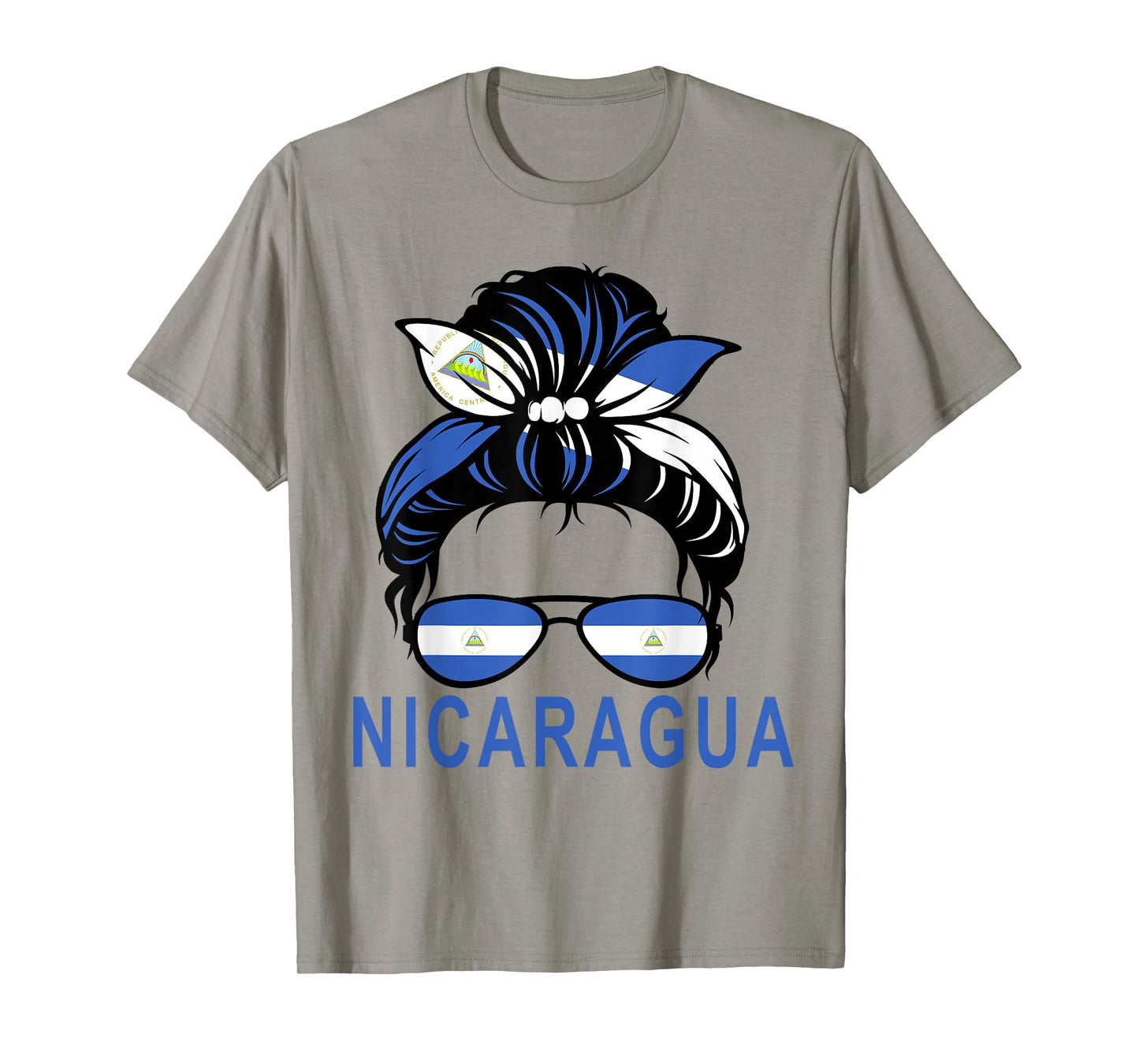 Flag Nicaragua Hispanic Heritage month For Nicaraguan Girl T-Shirt