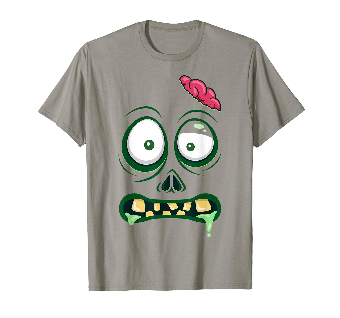 Monster Face Halloween Matching Costume Zombie Men Women Kid T-Shirt